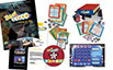 Trivia Bingo - boardgame design and print and web graphics